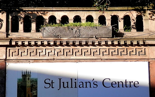 Planter at St Julian's Church, Shrewsbury