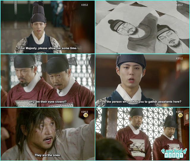  crown prince while going to giesang house & gambler den caught a witness and bring infront of the king - Love In The Moonlight - Episode 17 Review (Eng Sub) 