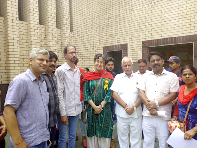 Munish Kaushik with Atishi 