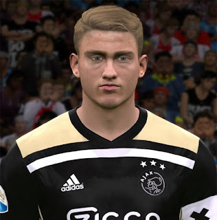 PES 2017 Faces Matthijs de Ligt by ABW_FaceEdit