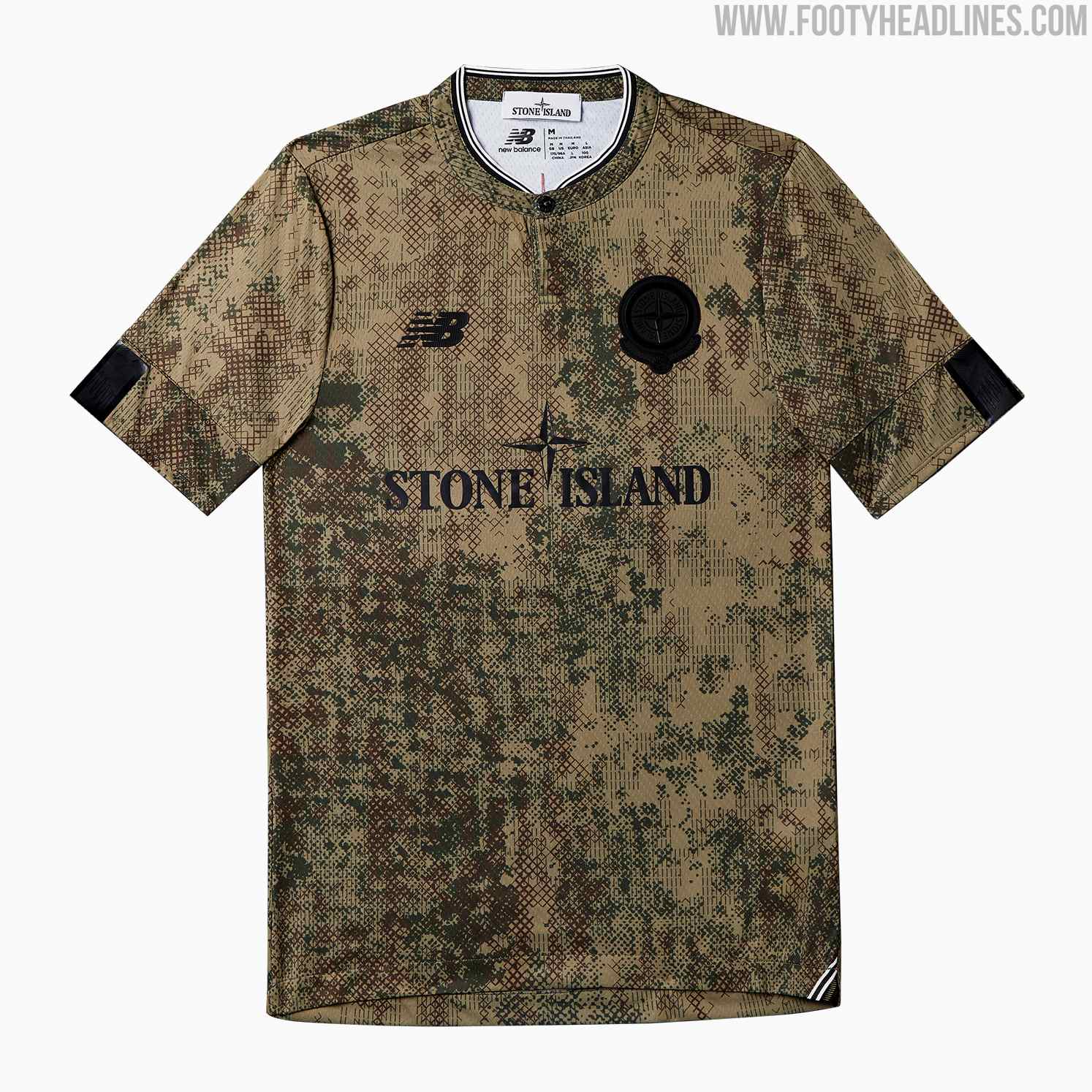 Dave put the Stone Island logo on a football jersey