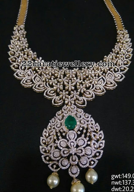 149 Grams Diamond Necklace