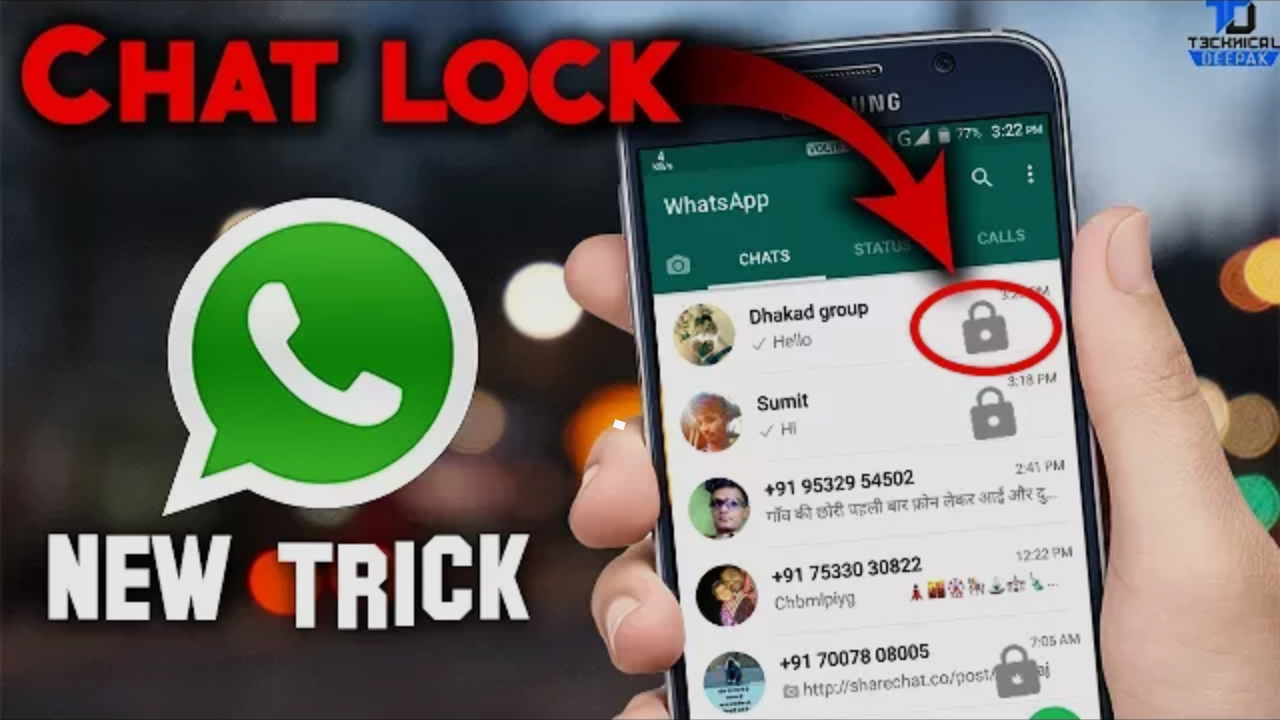 How To Lock Whatsapp Personal Private Chats Technical Deepak