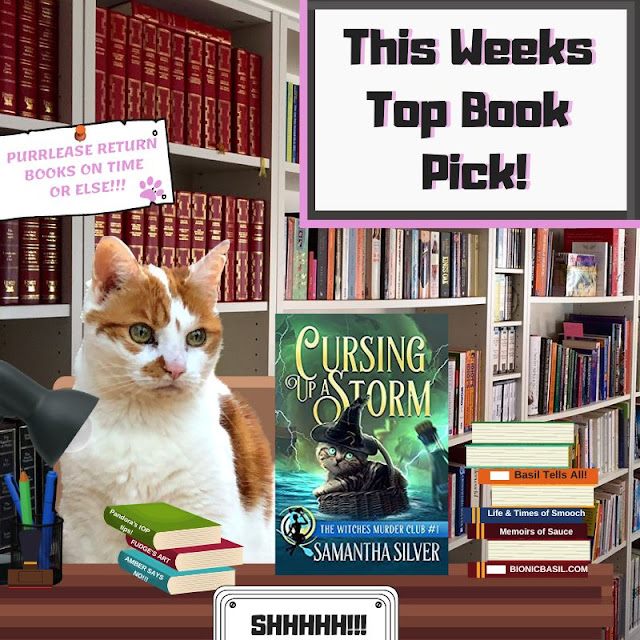 Amber's Book Reviews #242 What Are We Reading This Week ©BionicBasil® Cursing Up a Storm by Samantha Silver