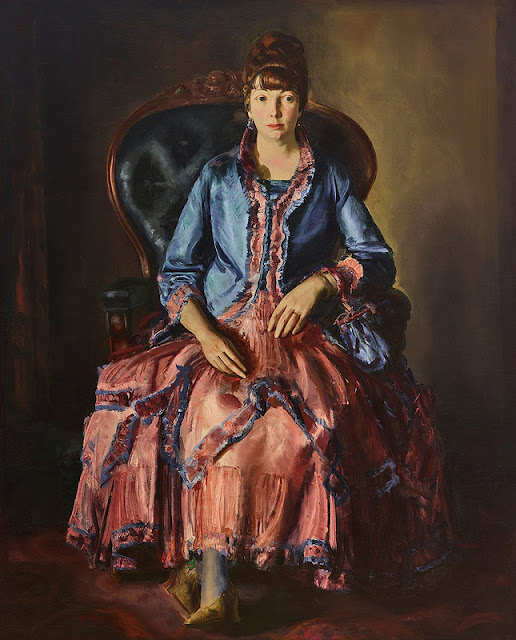 George Wesley Bellows - Эмма в сиреневом платье