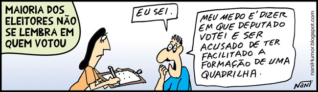 TIRAS: Maioria dos eleitores não se lembra em quem votou