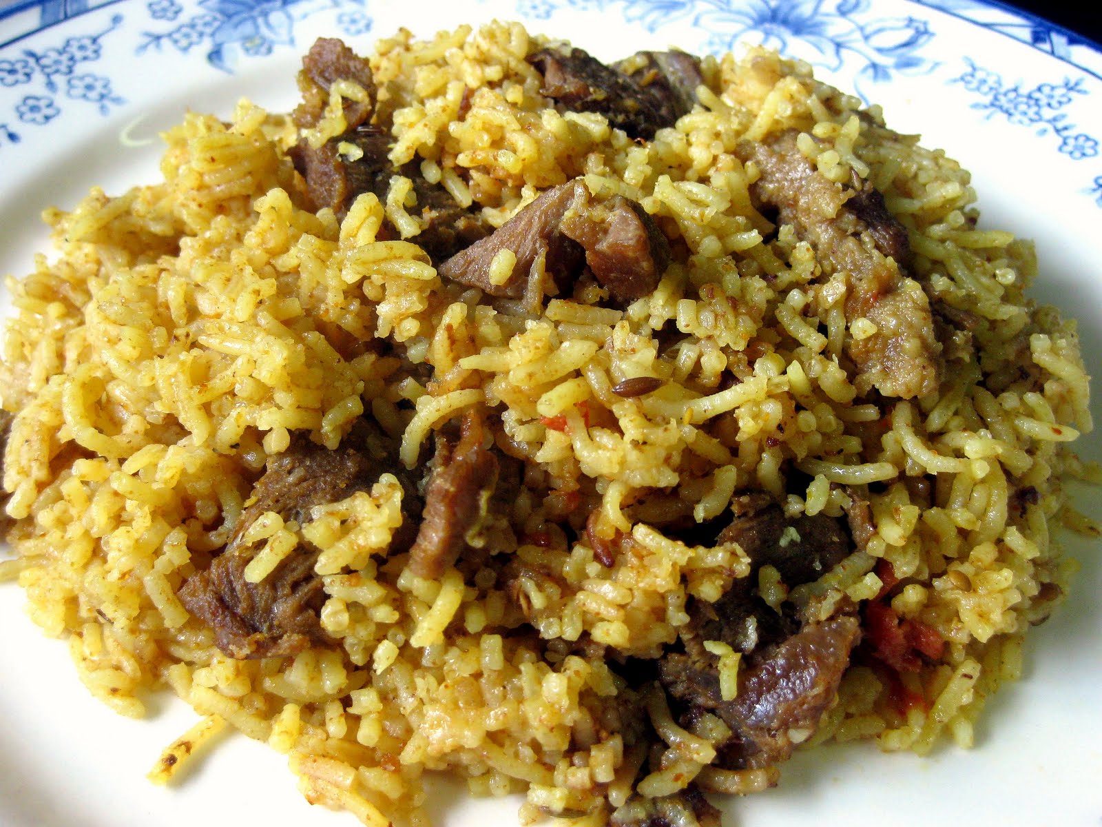 RESEPI NENNIE KHUZAIFAH: Nasi beriani daging Bombay