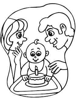 kids coloring pages, birthday coloring pages