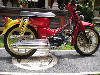 Kumpulan Foto Modifikasi Honda C70  kontes