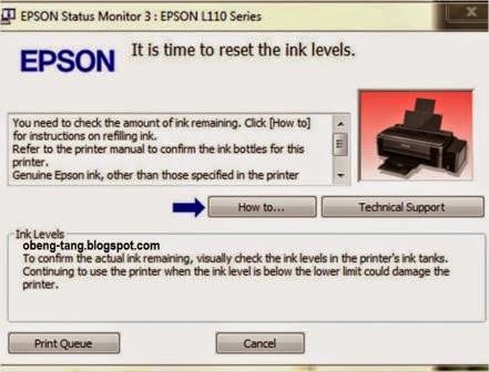 Cara Reset Manual Printer Epson L110 - Mahira