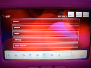 . Virgin Airlines threw me another surprise by incorporating my own . (dsc edit)