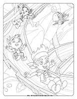 jake and the neverland pirates coloring pages