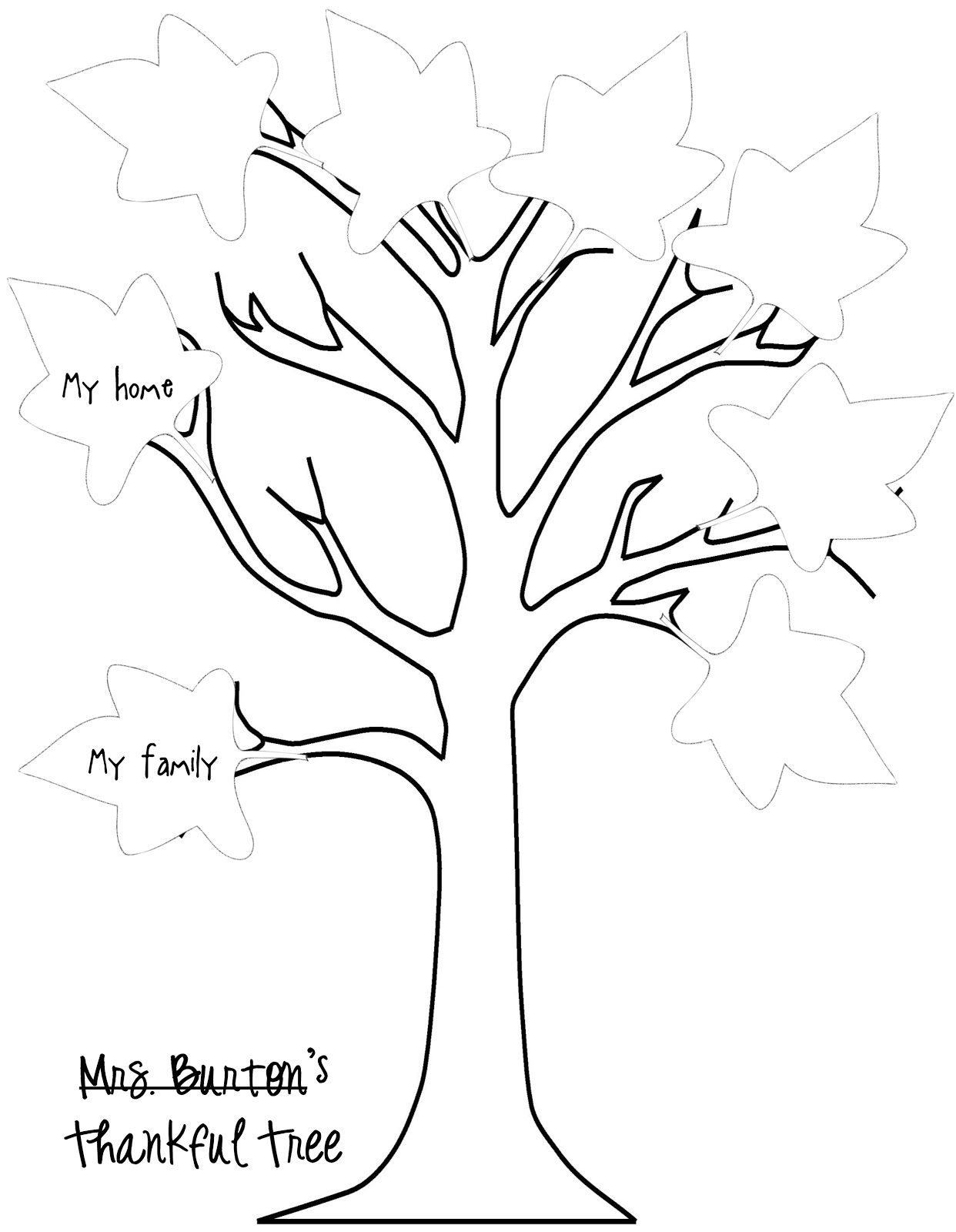 Download Simple Tree Without Leaves Coloring Pages