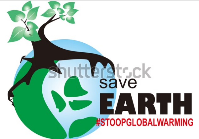 illustration stock earth green