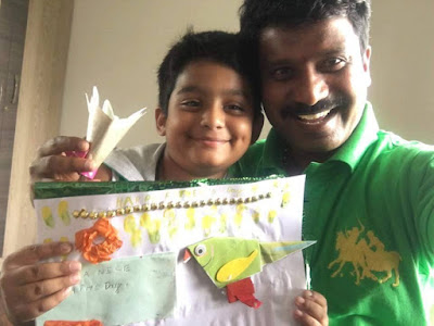 Prem with his son Surya 