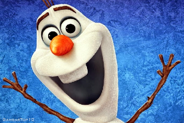 10 Gambar Olaf di Film Frozen  Gambar Top 10