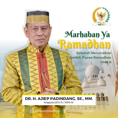 Ajiep Padindang anggota DPD RI Daerah Pemilihan Sulawesi Selatan, DR. Ajiep Padindang, MM