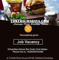Job Vacancy at Myoungdong Gyoza Surabaya November 2019
