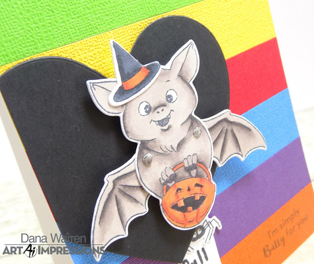 Dana Warren - Kraft Paper Stamps - Art Impressions - Interactive Halloween