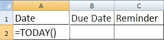 2 Simple Ways to Add Auto Reminder on Due Date in Excel Sheet in Hindi