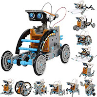 Solar powered robot toys for kids, easylivingkey, best gift item