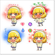 ぜいたくピース イラスト かわいい アニメ画像