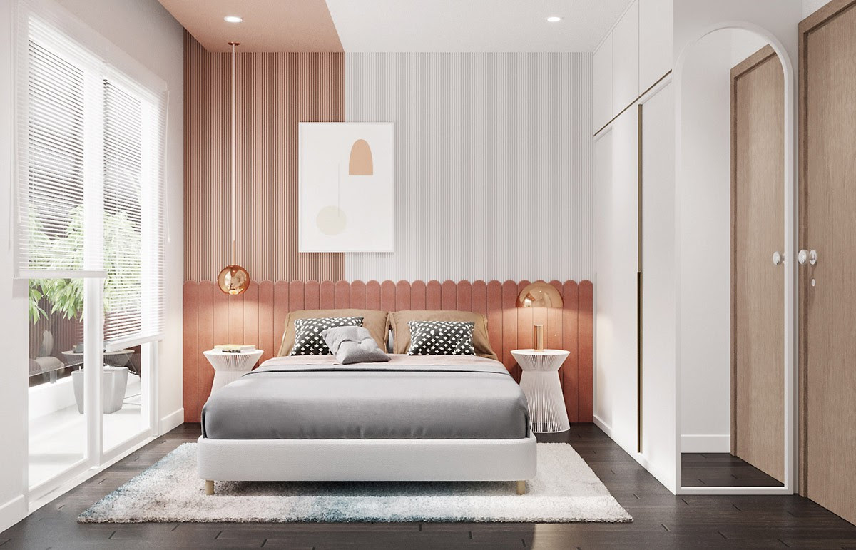 Space directly above is painted with. 101 Pink Bedrooms With Images Tips And Accessories To Help You Decorate Yours