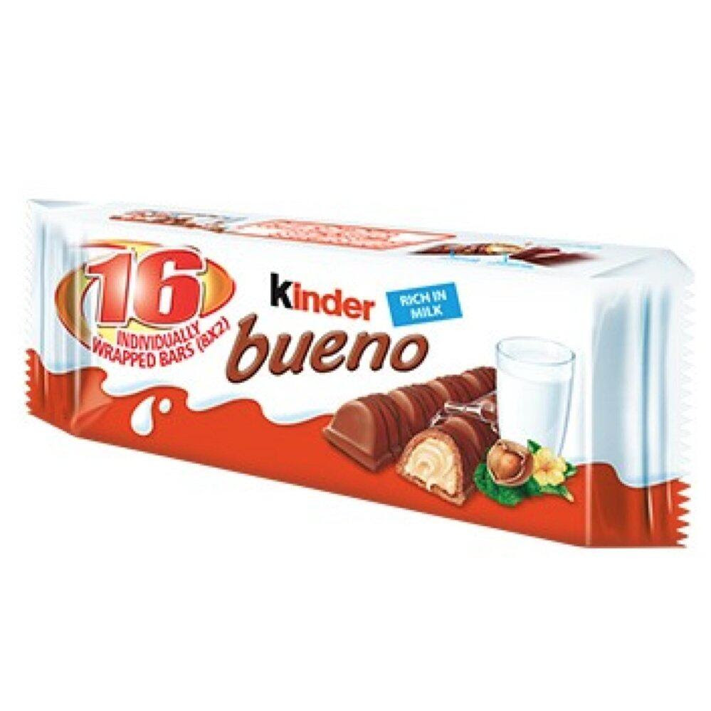 White chocolate 28% (cocoa butter, sugar, skimmed milk powder, concentrated butter, emulsifier: Kinder Bueno Maxi T2x8 344g Reviews Ratings And Best Price In Kl Selangor And Malaysia Snachetto Com