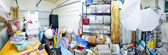 Craft room with movable work tables, hidden washer 8 photos. Craft Room Tour Organization Set Up Ideas Garage Make Over Work In Progress
