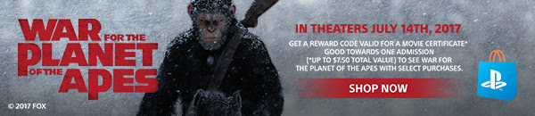War For The Planet Of The Apes Movie Cash Offer