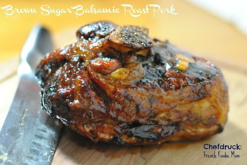 Place stockpot into the oven, uncovered, and roast at 350ºf for 60 minutes. Brown Sugar Balsamic Glazed Roast Pork