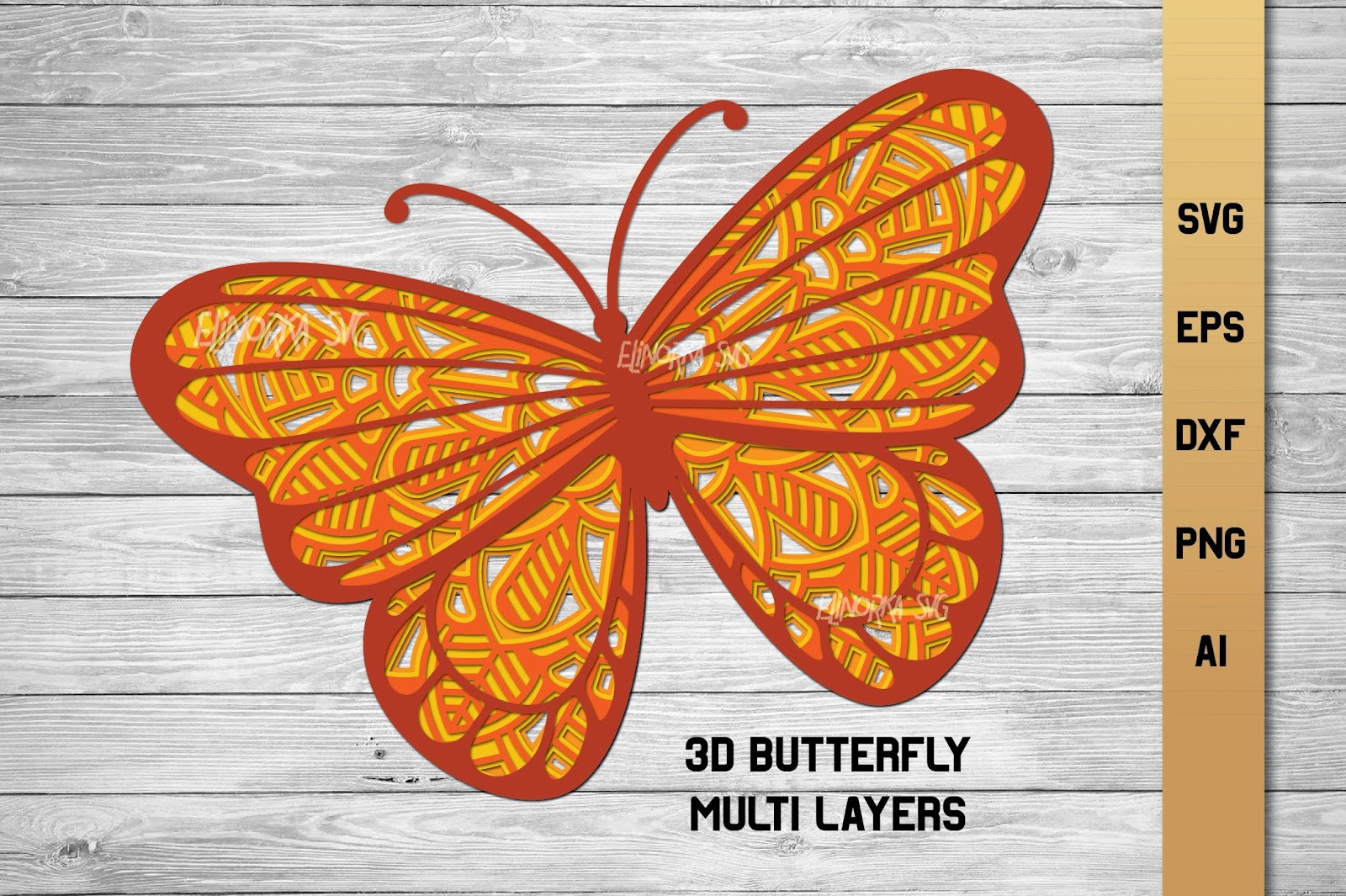 Free Free 313 Layered 3D Butterfly Svg SVG PNG EPS DXF File