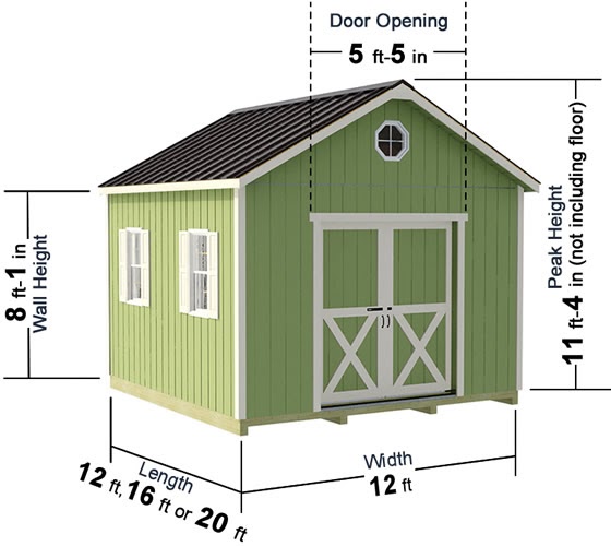10×12 shed : gambrel shed plans – build the shed that you