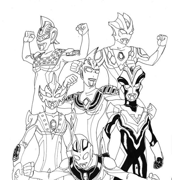 Download 82  Coloring Page Ultraman  Kids Coloring Game Ultraman ...