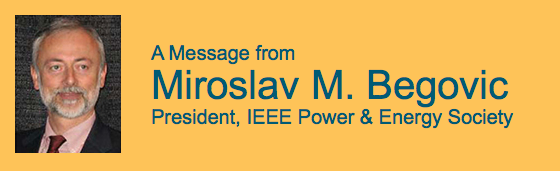 IEEE PES President Miroslav Begovic