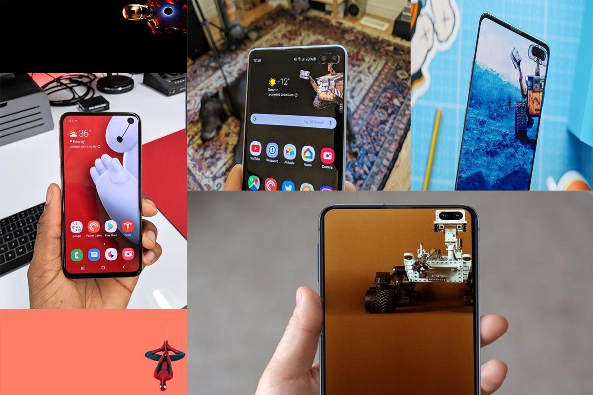 Llena tus pantallas de estilo. Samsung Galaxy S10 And S10 Plus Hole Punch Qhd Wallpapers Android Infotech
