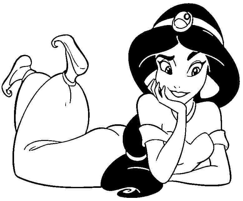 Coloring pages of disney princess jasmine caset me. Disney Princess Jasmine Coloring Pages At Getdrawings Free Download
