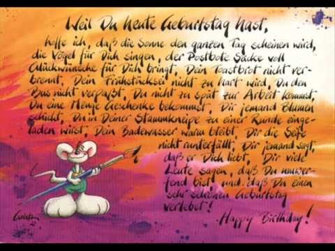 Geburtstagswünsche
