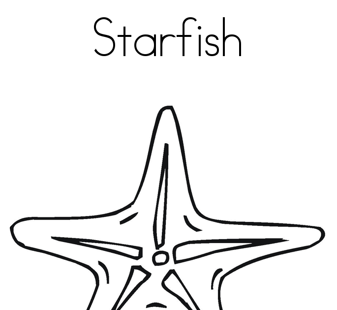 starfish coloring page twisty noodle  coloring pages