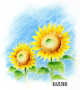 無料イラスト画像 最高手書き ひまわり イラスト 簡単