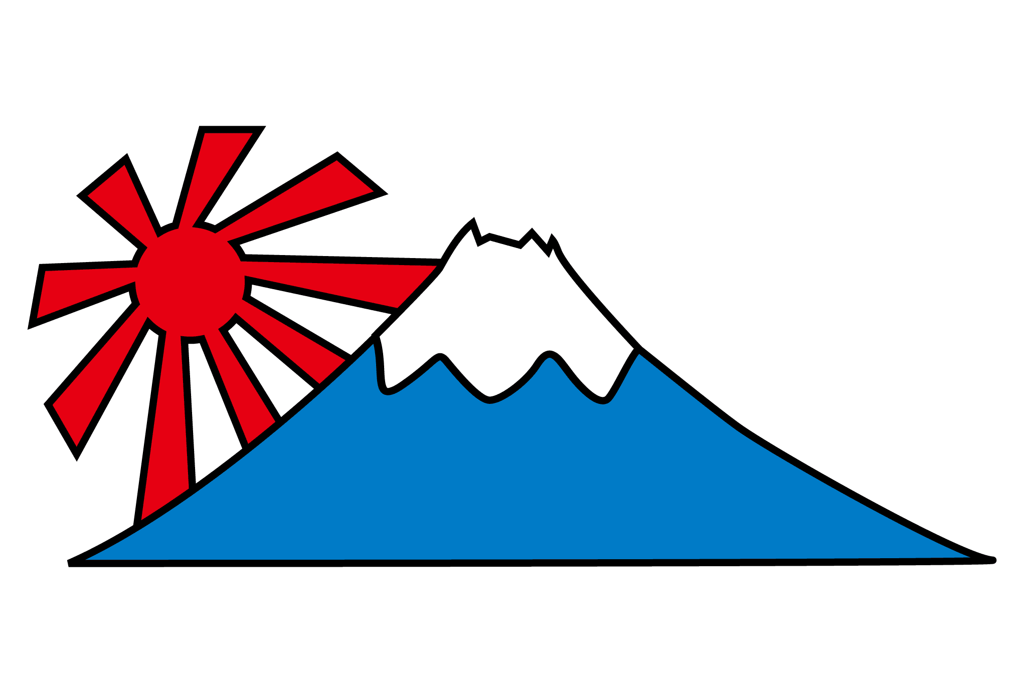 コンプリート かっこいい おしゃれ 富士山 イラスト 最高の新しい壁紙aahd