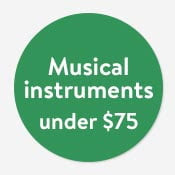 musical instruments under $75