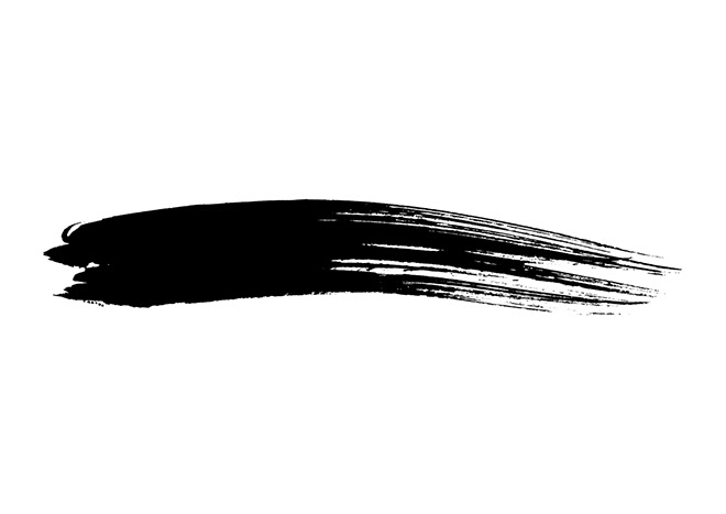ぜいたく筆 フリー素材 花の画像