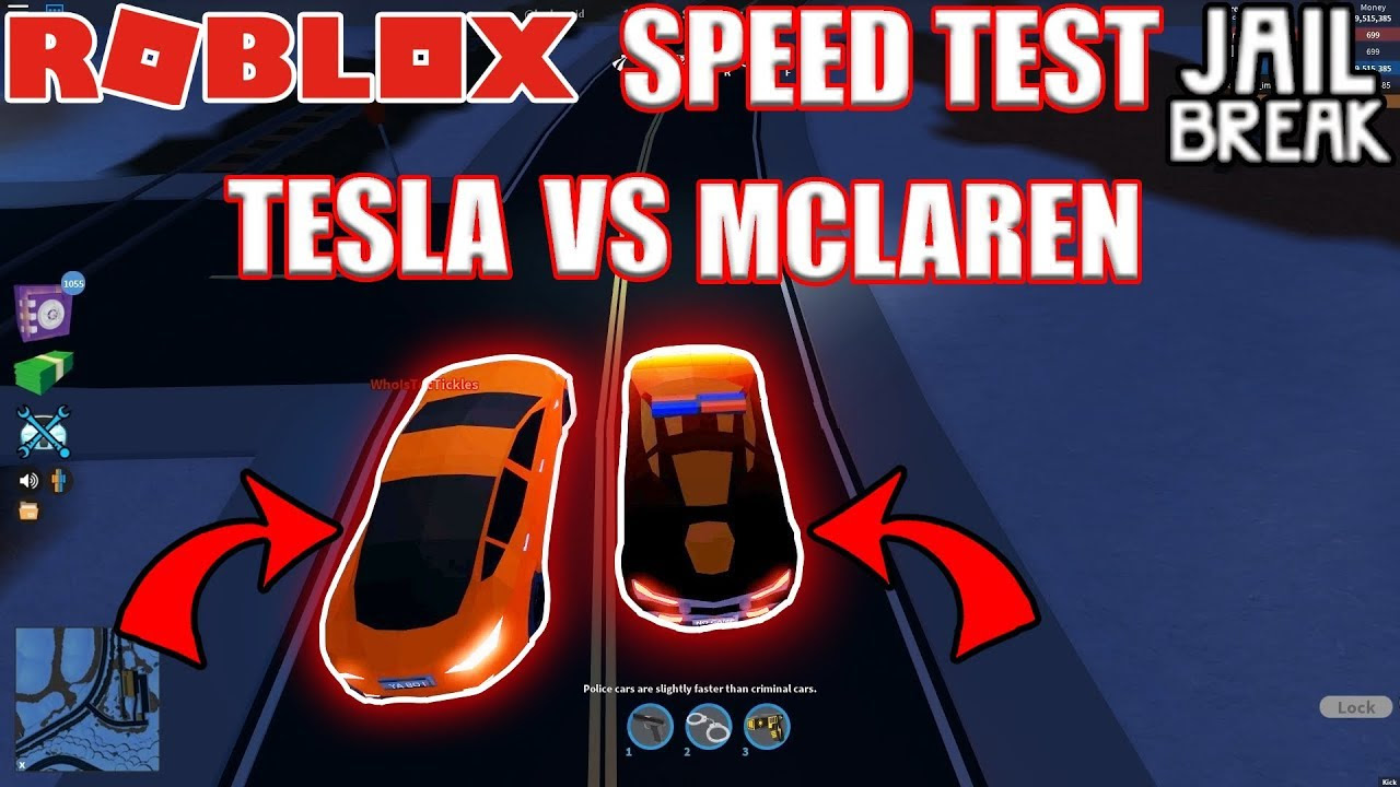 Supercars Gallery Roblox Jailbreak Tesla Roadster - this car breaks the speed of time roblox jailbreak youtube