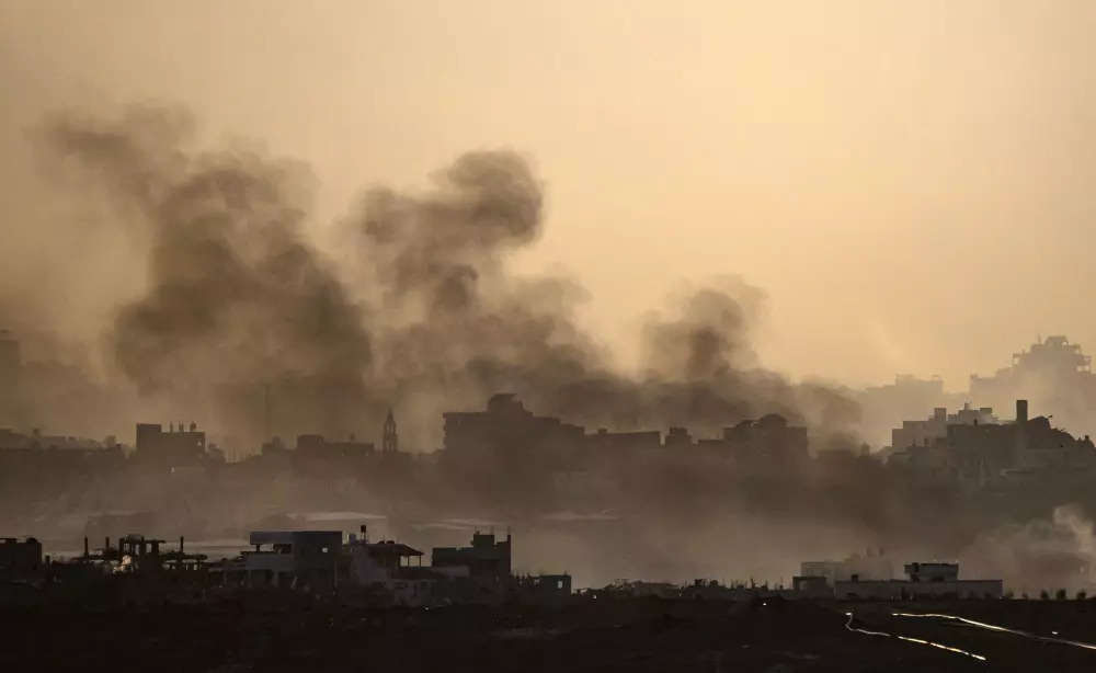 7. Israeli bombs rain down on Gaza