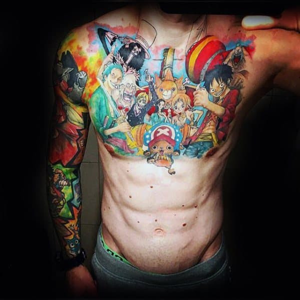  Gambar Tato One Piece  3d Koleksi Gambar  HD