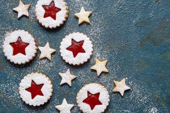 Austrian Jelly Cookies / Austrian Jam Cookies Recipe ...