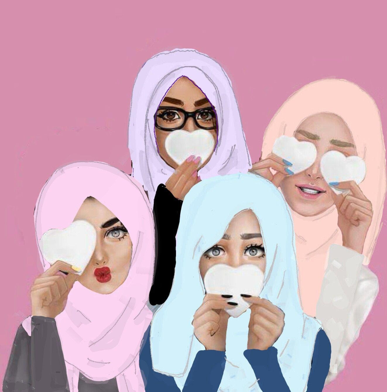 Anime Muslimah Gambar Kartun Muslimah Hipster