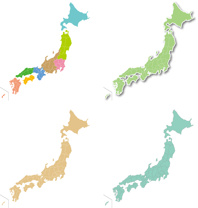 Japan Image 日本地図 フリー Ai