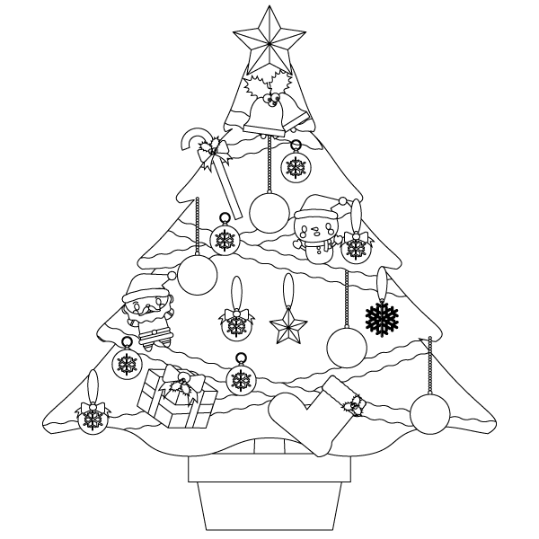 トップ100クリスマス イラスト 塗り絵 ただのディズニー画像